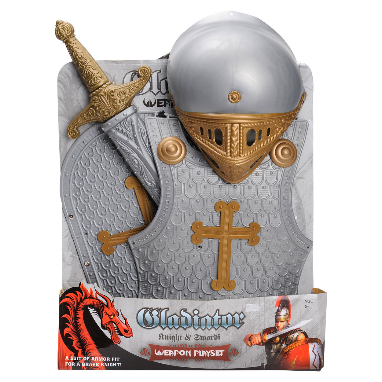 Conjunto de disfraz de caballero.