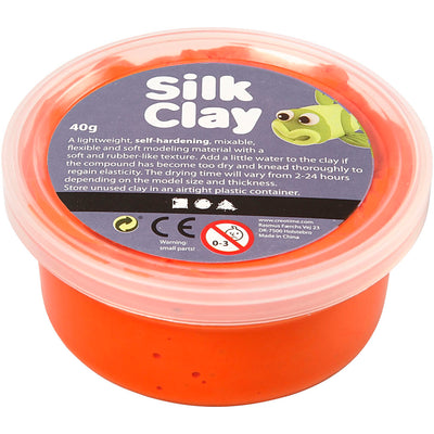 Silk Clay ®, arancione, 40 gr 1 scatola