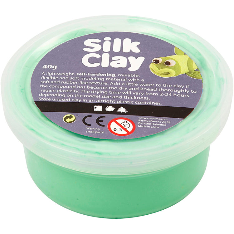 Silk clay http: www.cchobby.nl silk-clayr-lichtgroen-40-gr-1-doosje