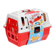Dog in travel basket vet play set - afbeelding 2