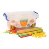 Bouwrietjes en caja de almacenamiento, 300st