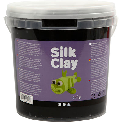Silk Clay ®, nera, 650 gr 1 secchiello
