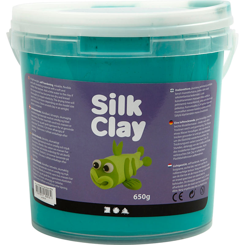 Silk Clay ®, verde, 650 gr 1 secchiello