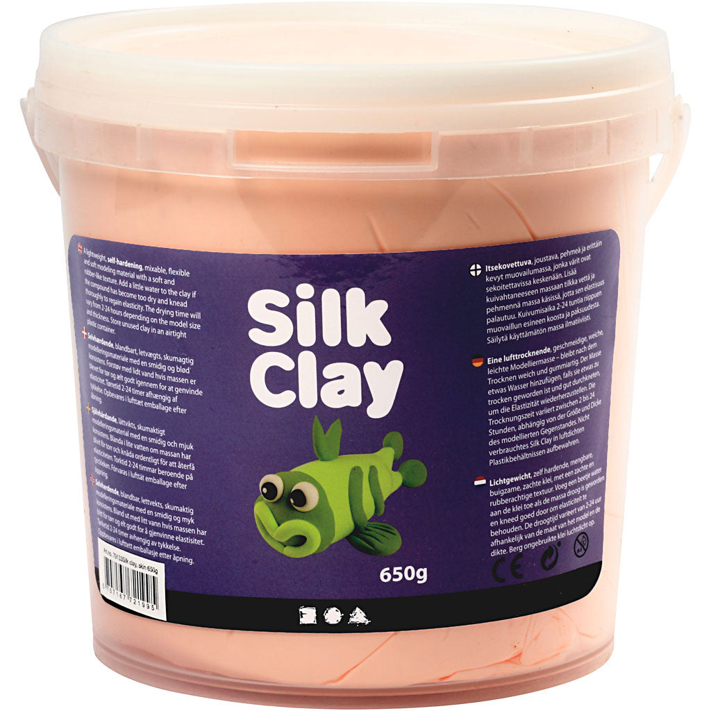 Silk clay ®, beige claro, 650 gr 1 cubo