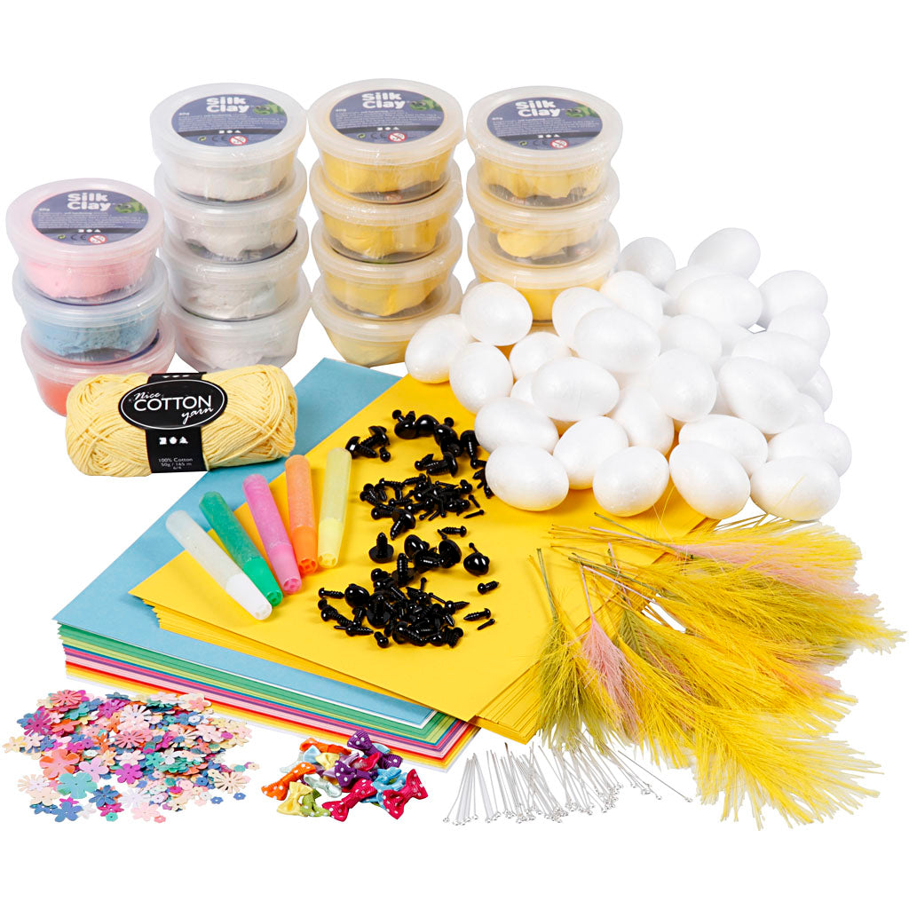 Conjunto grupal de pollitos de Pascua, 1 conjunto