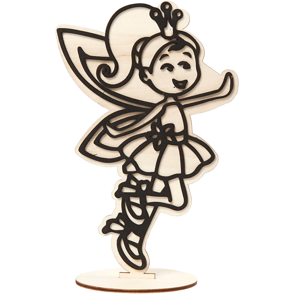 Figura decorativa de la empresa Creativ, hada, h: 21 cm, 1 pieza