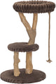 Progettato da lotte reya - tiragraffi - legno - marrone - 60x60x103 cm