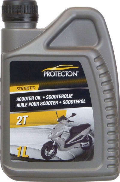 Protecton 2t motor oil - synthetic - for liquid-cooled 2-stroke engines - excellent lubrication - strong detergency - miscible with all types of gasoline - 1 liter