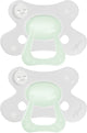 Difrax fopspeen natural - 18+ maanden - glow in the dark - 2 stuks