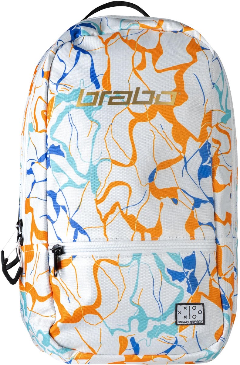 Brabo - mochila fun mármol blanco - mochila de hockey - blanco