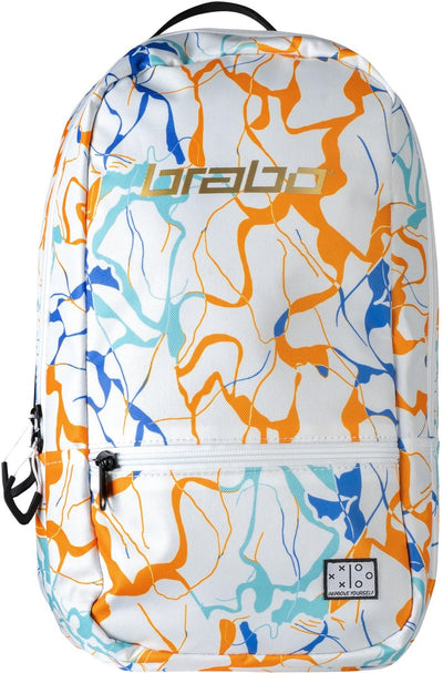 Brabo - zaino fun marmo bianco - zaino da hockey - bianco