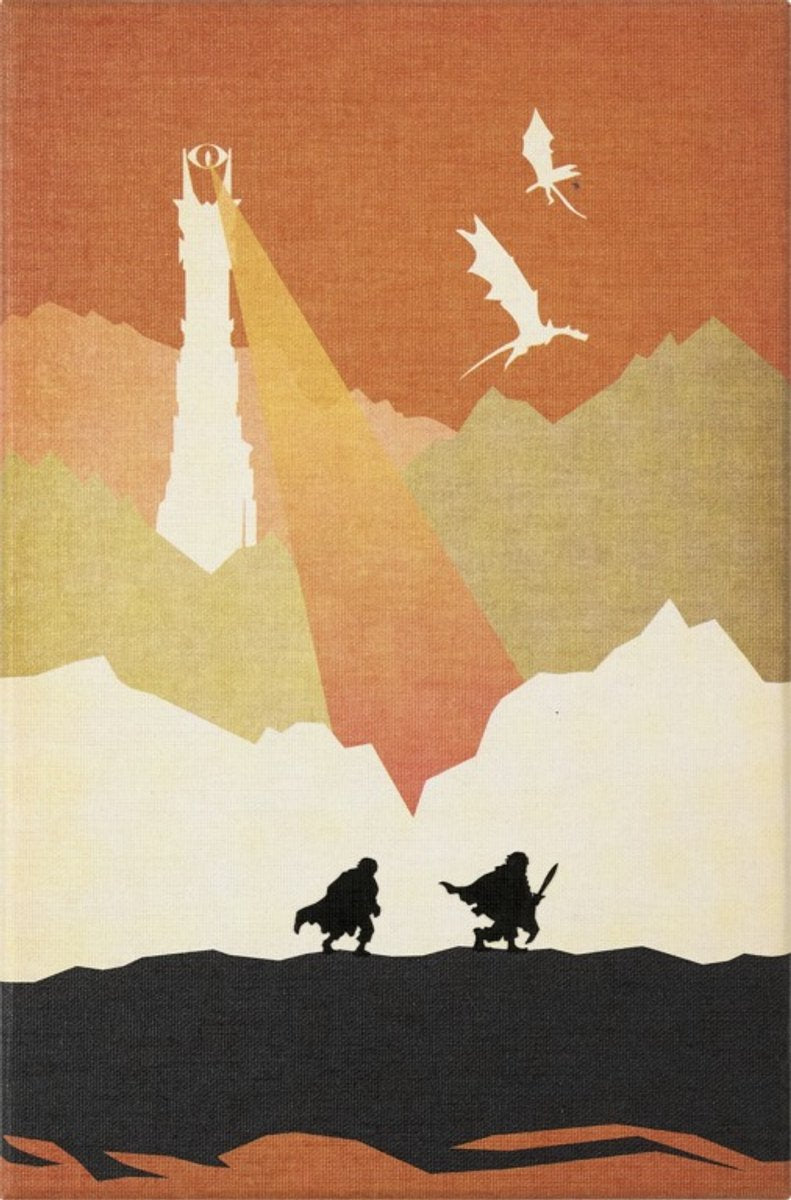 Moleskine limited edition lord of the rings notitieboek large - hardcover - gelinieerd - frodo and sam (gift box)