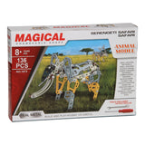 Construction set metal elephant, 136 pieces. - afbeelding 2