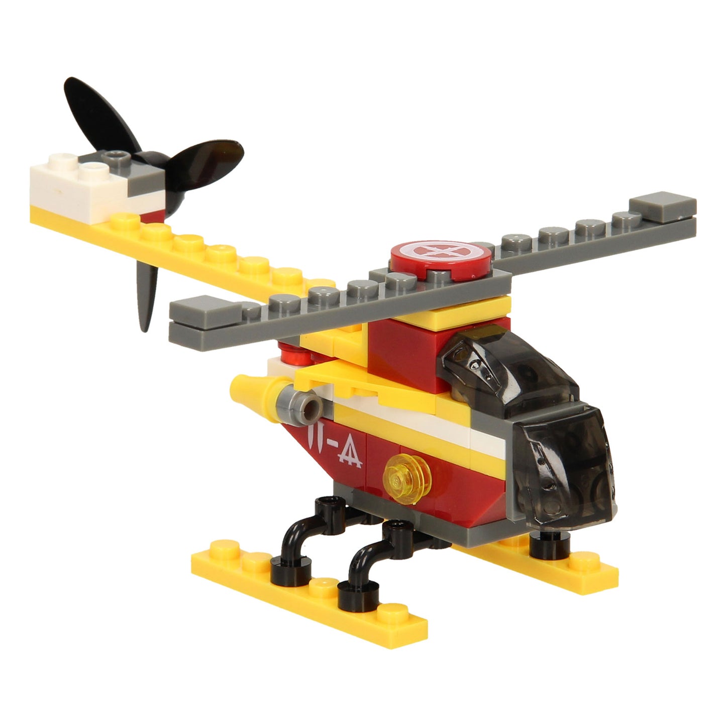 Set de construcción aviones y barco 3en1 - 52 uds.
