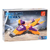 Juego de construcción Titan Heroes - naranja espacial - 49 piezas.