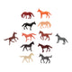 Caballos 12 piezas