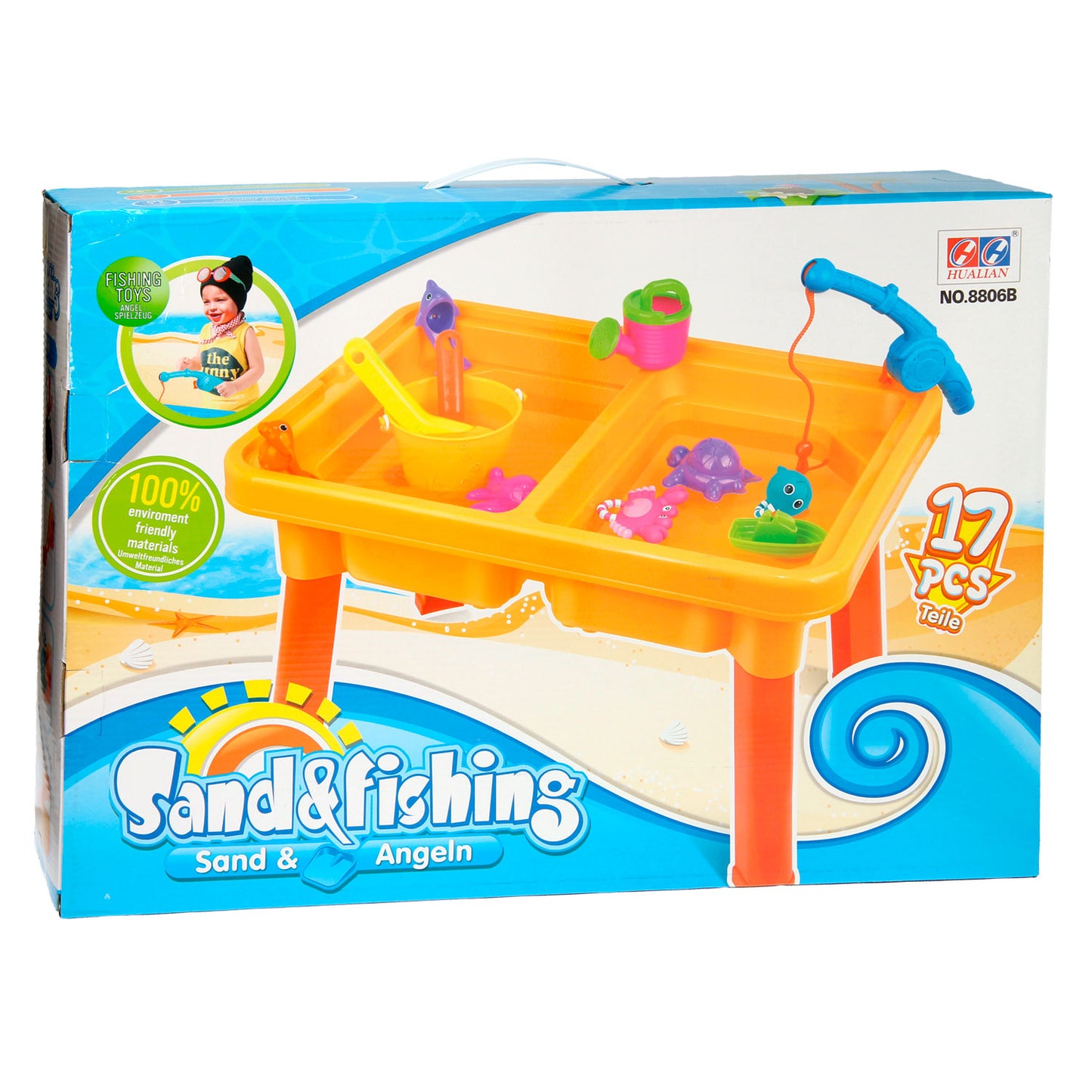 Sandwater Table con accessori