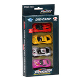 Lobbes luxe set metalen auto's, 4dlg. - afbeelding 2