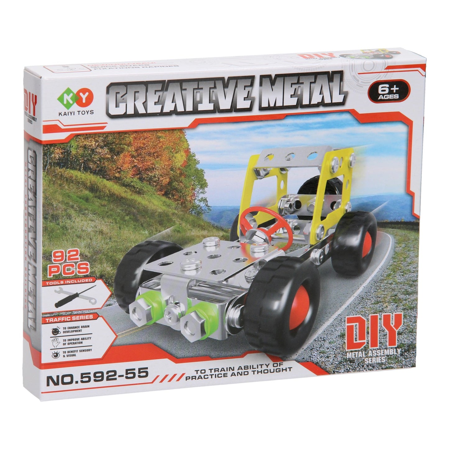 Metal cruiser construction set, 92 pcs.