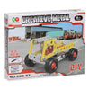 Construction set metal dump truck, 83 pcs.