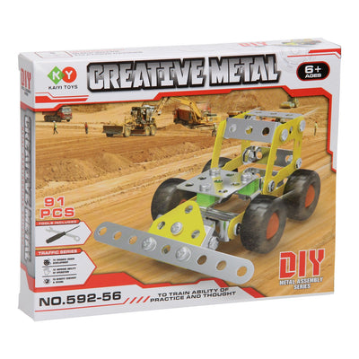 Set da costruzione per groundworker in metallo, 91 pz.