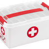 Caja de primeros auxilios Q-Line SunWARWARE 6L 30X20X14 CM ROJO BLANCO