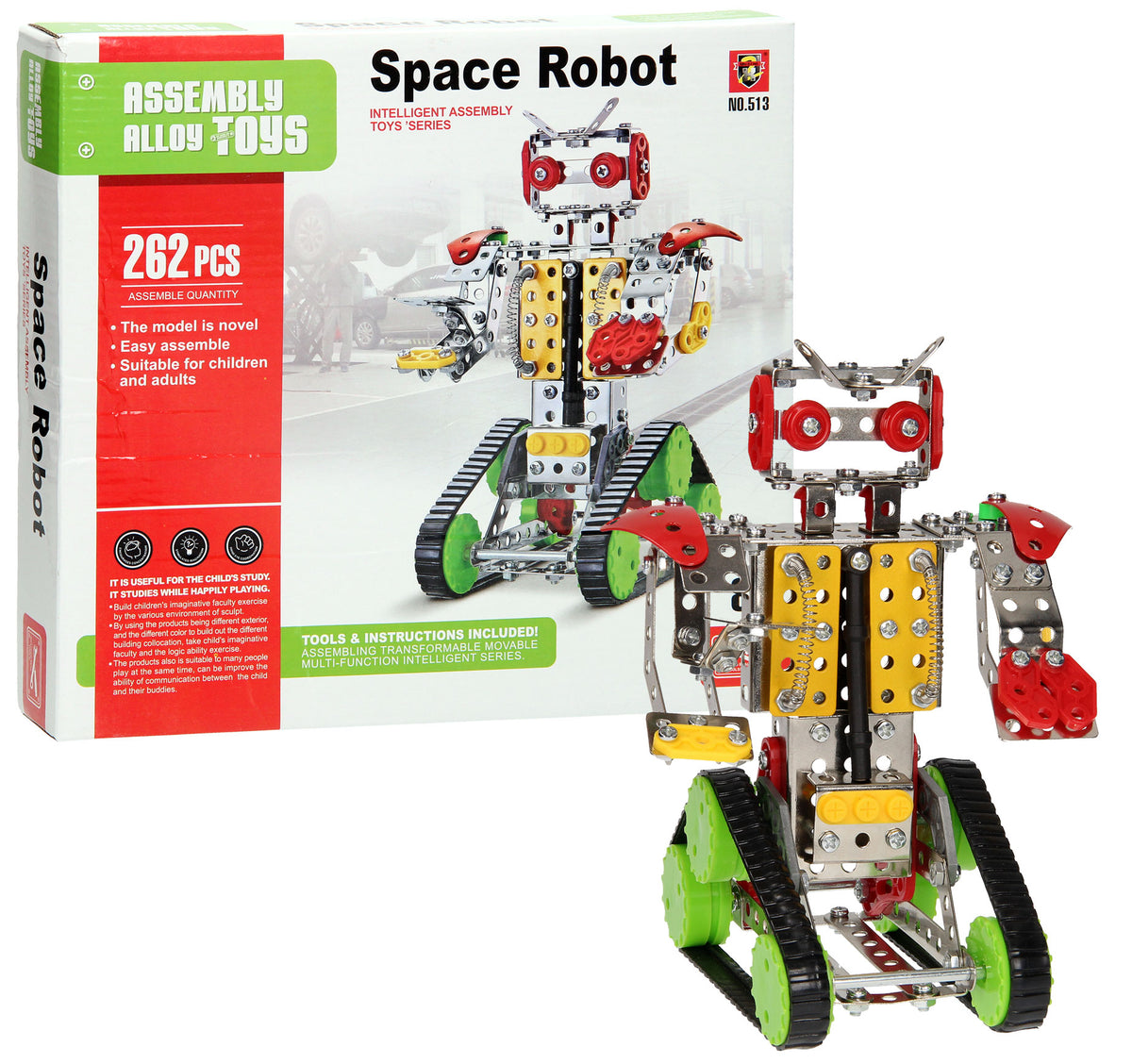 Constructieset metaal robot, 262dlg.
