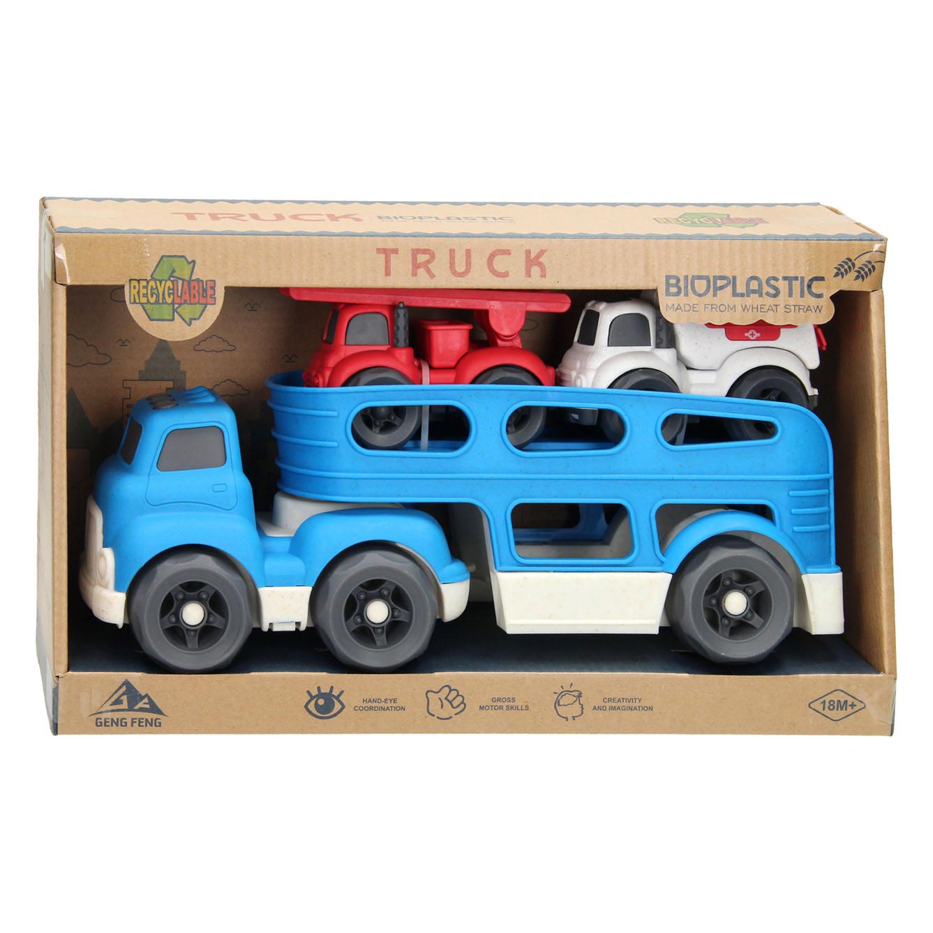 Riciclo di autotrasporter - blu