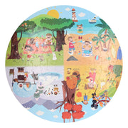 Round Puzzle in Storage Box Four Seasons, 150st. - afbeelding 2