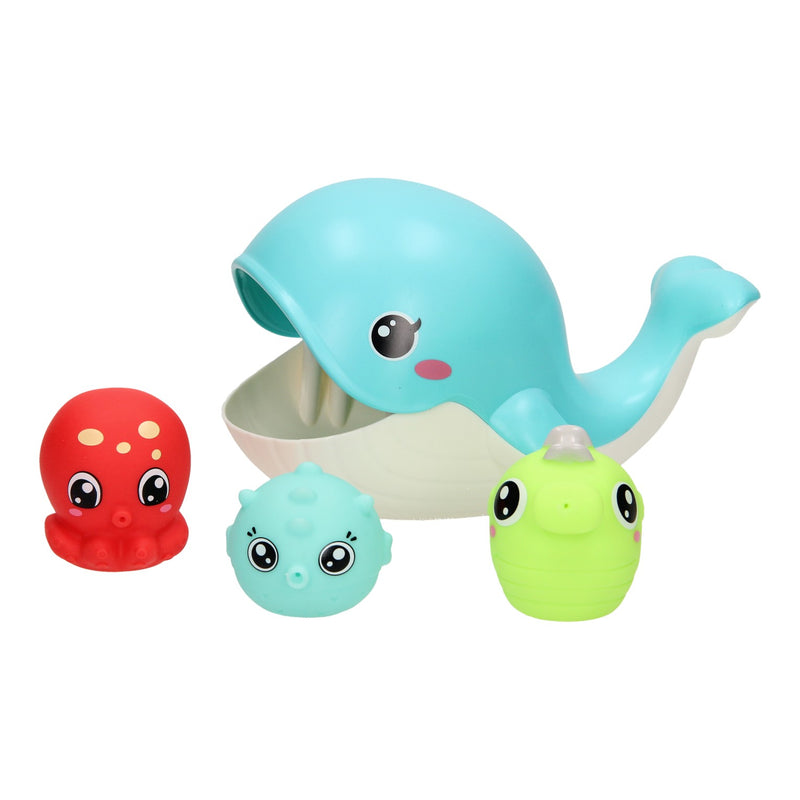 Bath Play set Walvis Happer, 4dlg.