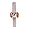 Lobbes pluche klaparmband hondje grijs