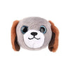 Lobbes pluche klaparmband hondje grijs