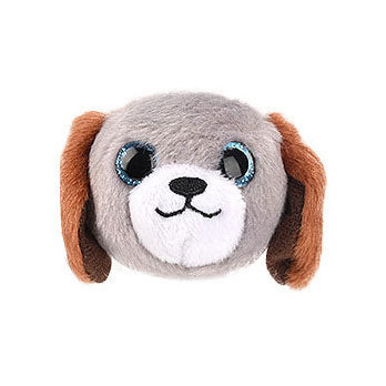 Bracciale pieghevole in peluche cane grigio