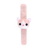 Lobbes pluche klaparmband katje roze - afbeelding 1