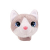 Pulsera plegable de peluche gatito gris
