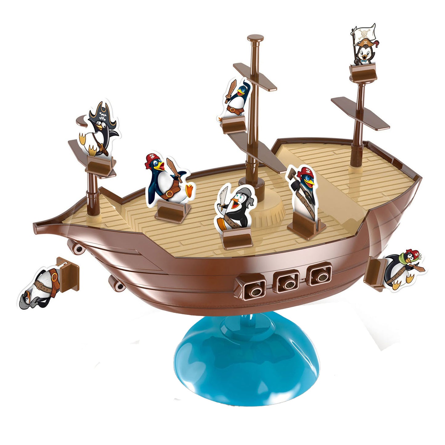 Juego de equilibrio del barco pirata