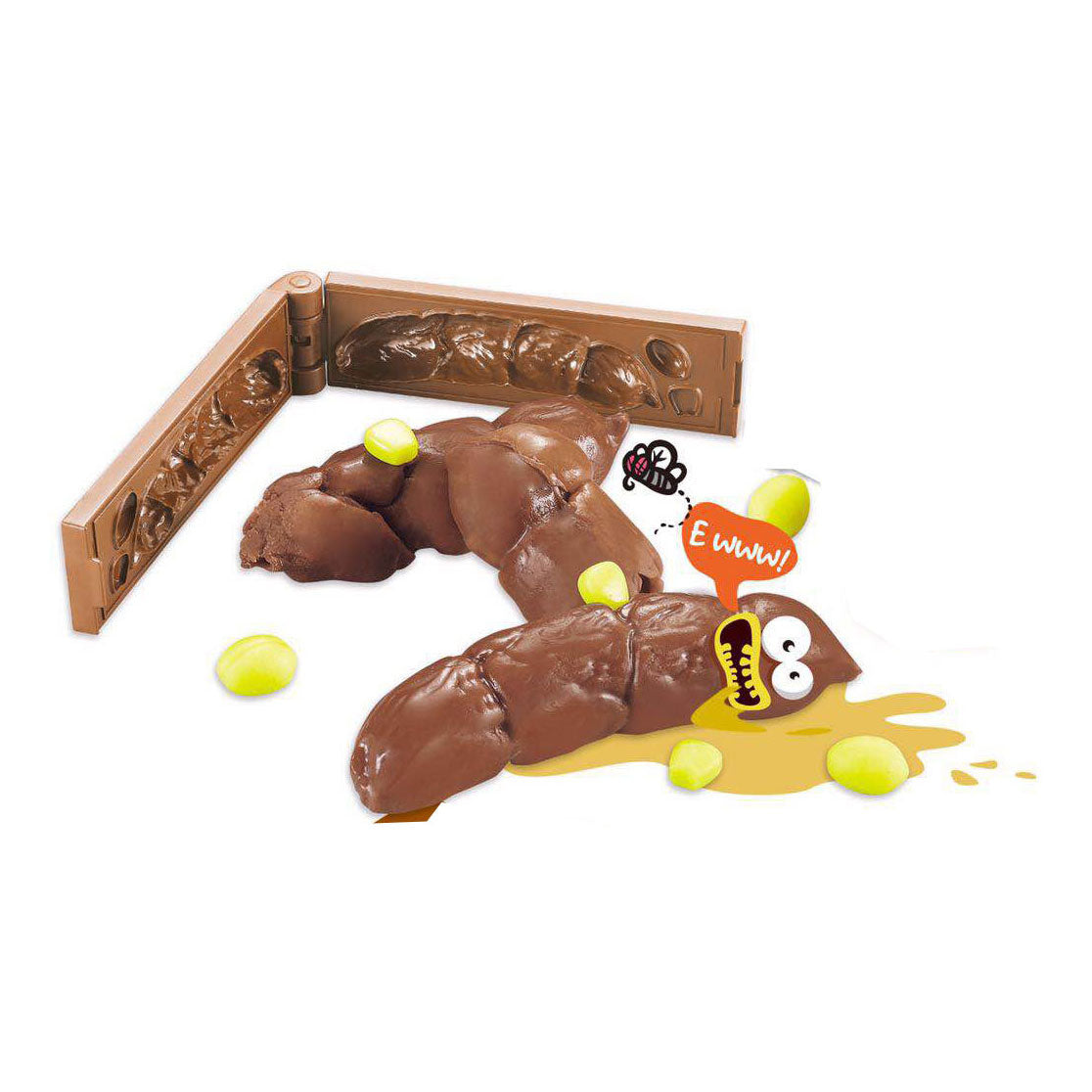 Caja de caca de arcilla