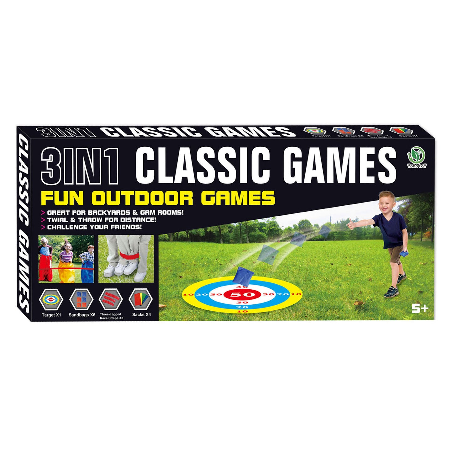 Games Outdoor 3in1 Buitenspellen