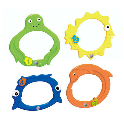 Anelli da immersione animali, 4 pz.