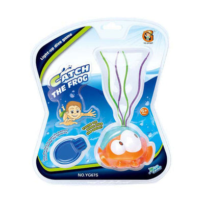 Divertente rana con bastone da immersione con luce