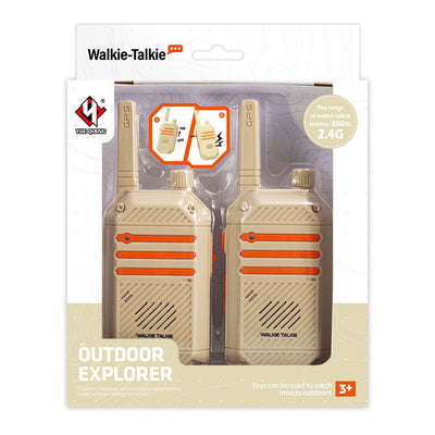 Walkie talkie explorador al aire libre