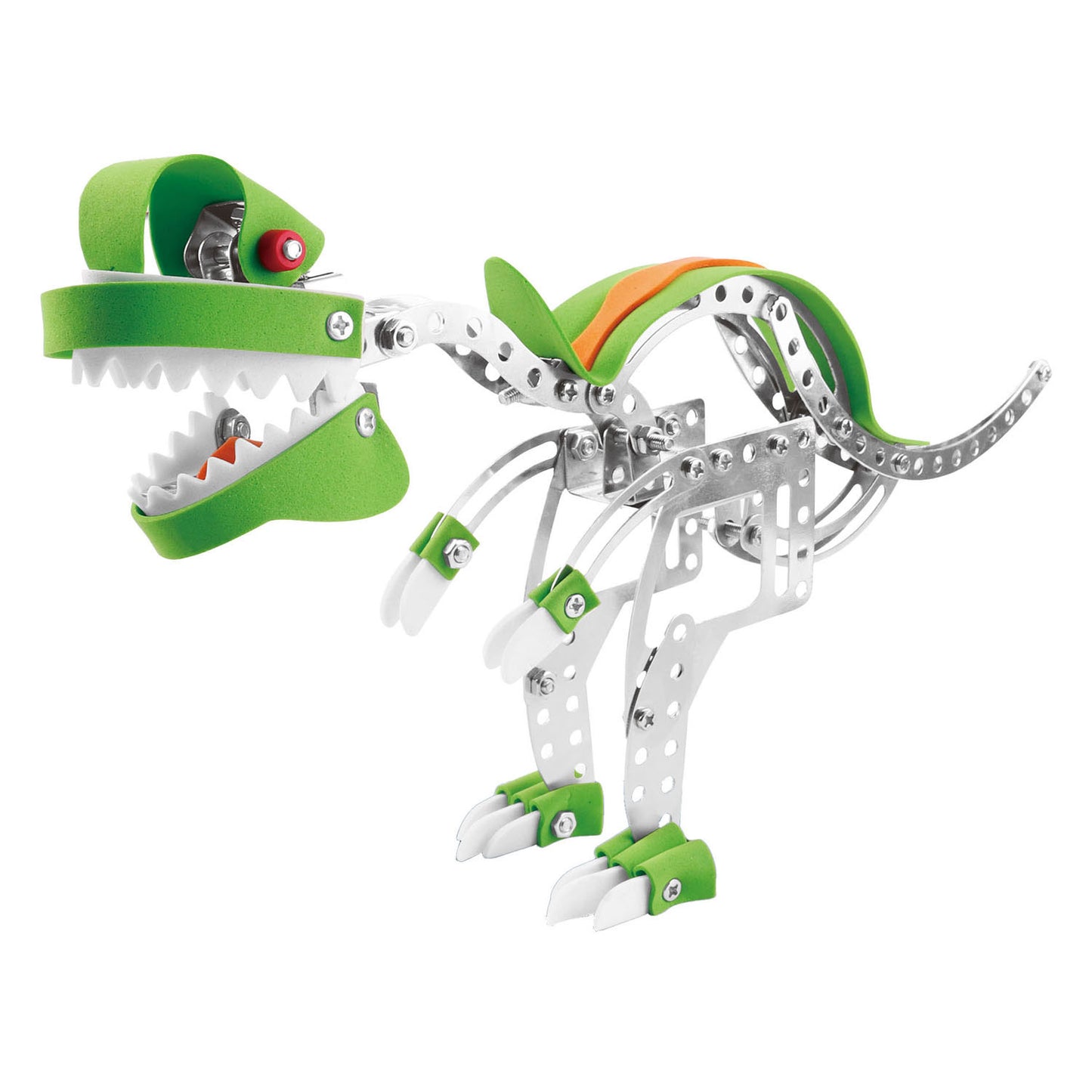Set de construcción de metal dino t-rex