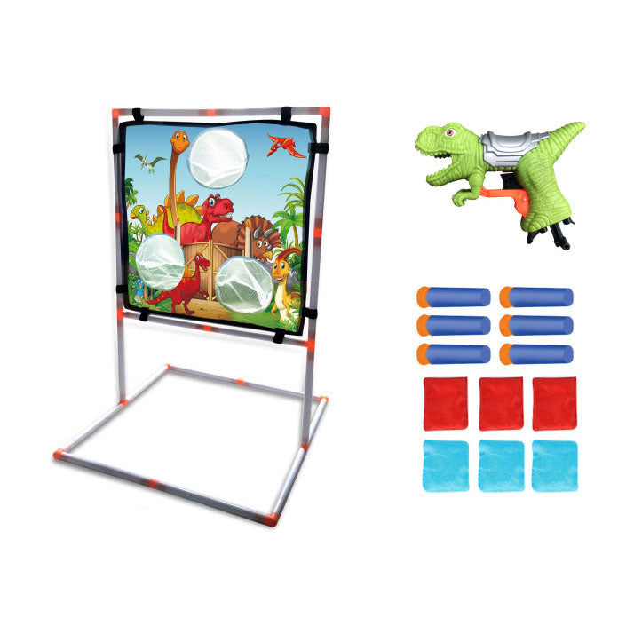 2in1 schieten gooien dino
