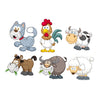 Fattoria puzzle abbinata, 6 pz.