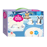 Lobbes speelgoed bv kinder legpuzzel zuidpool, 100st. - afbeelding 1