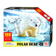 Shape puzzle polar bear, 100pcs.