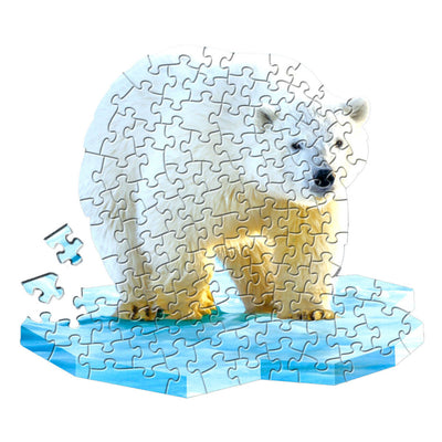 Puzzle a forma di orso polare, 100 pz.