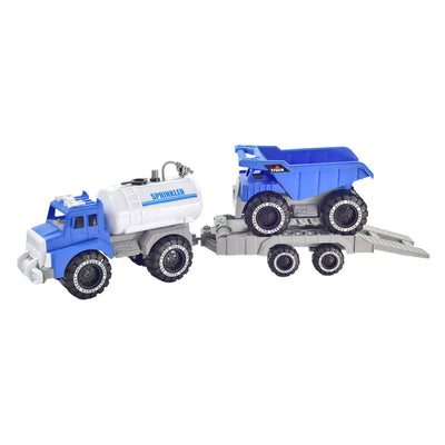 Autocarro irroratore per servizio urbano con cassone ribaltabile