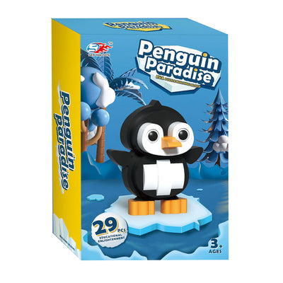 Set de construcción de espuma pingüino 3D