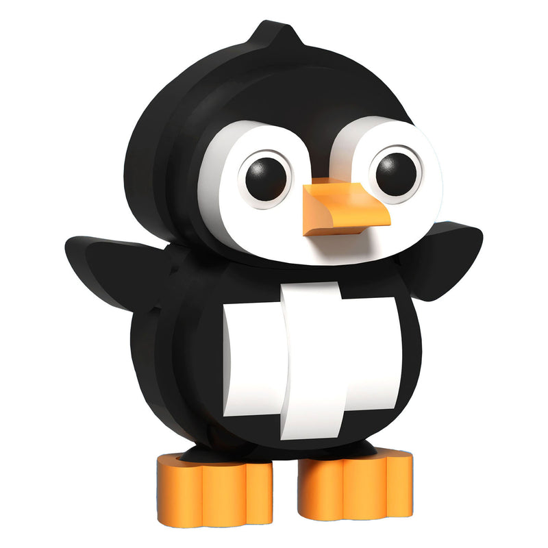 Set da costruzione in schiuma Pinguino 3D